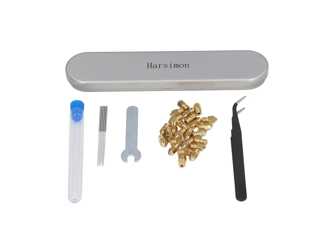 Kit de limpieza de agujas para boquillas de impresoras 3D con punta plana