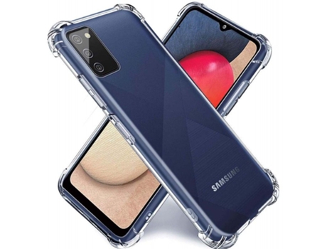 Carcasa Samsung Galaxy A02s TUMUNDOSMARTPHONE Antigolpes Transparente