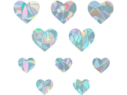 Decoración de ventana Prisma Arcoíris Amor, 10 pegatinas estáticas de vidrio en forma de arcoíris, anticolisión.