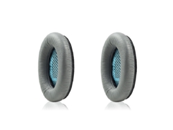 Almohadillas de espuma suave para auriculares Bose QC15, color gris piel de oveja.