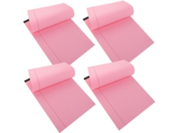 Juego De 4 Blocs De Notas Rosas Con Hojas Desprendibles Y Redondeadas Para Tomar Notas En La Oficina Y La Escuela.