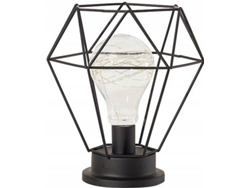 Lámpara Decorativa HSLA Retro LED (Negro - Hierro)