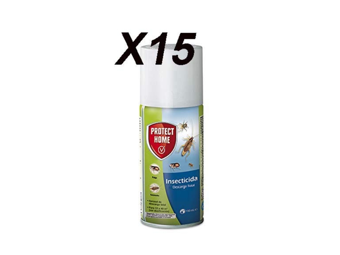 Caixa 15X Proteger Inseticida Doméstico Descarga Total 150Ml SBM