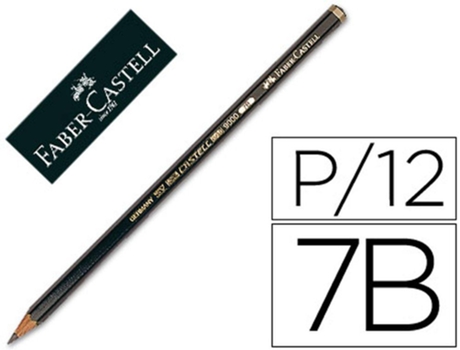 Lápis de Grafite Faber 9000 7B Unidade2