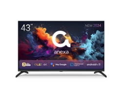 Televisor Smart TV 43 pulgadas QLED 4K. Google Official con Android 11. Televisión TDT-HD - ANEXA SMART43C01UGQ