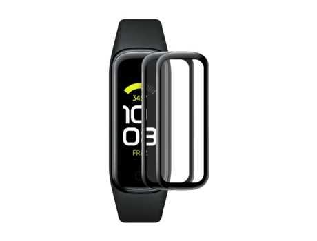 2 piezas para Samsung Galaxy Fit 2 ENKAY Hat-Prince 3D cobertura completa pieza de borde suave + película protectora de pantalla PMMA HD