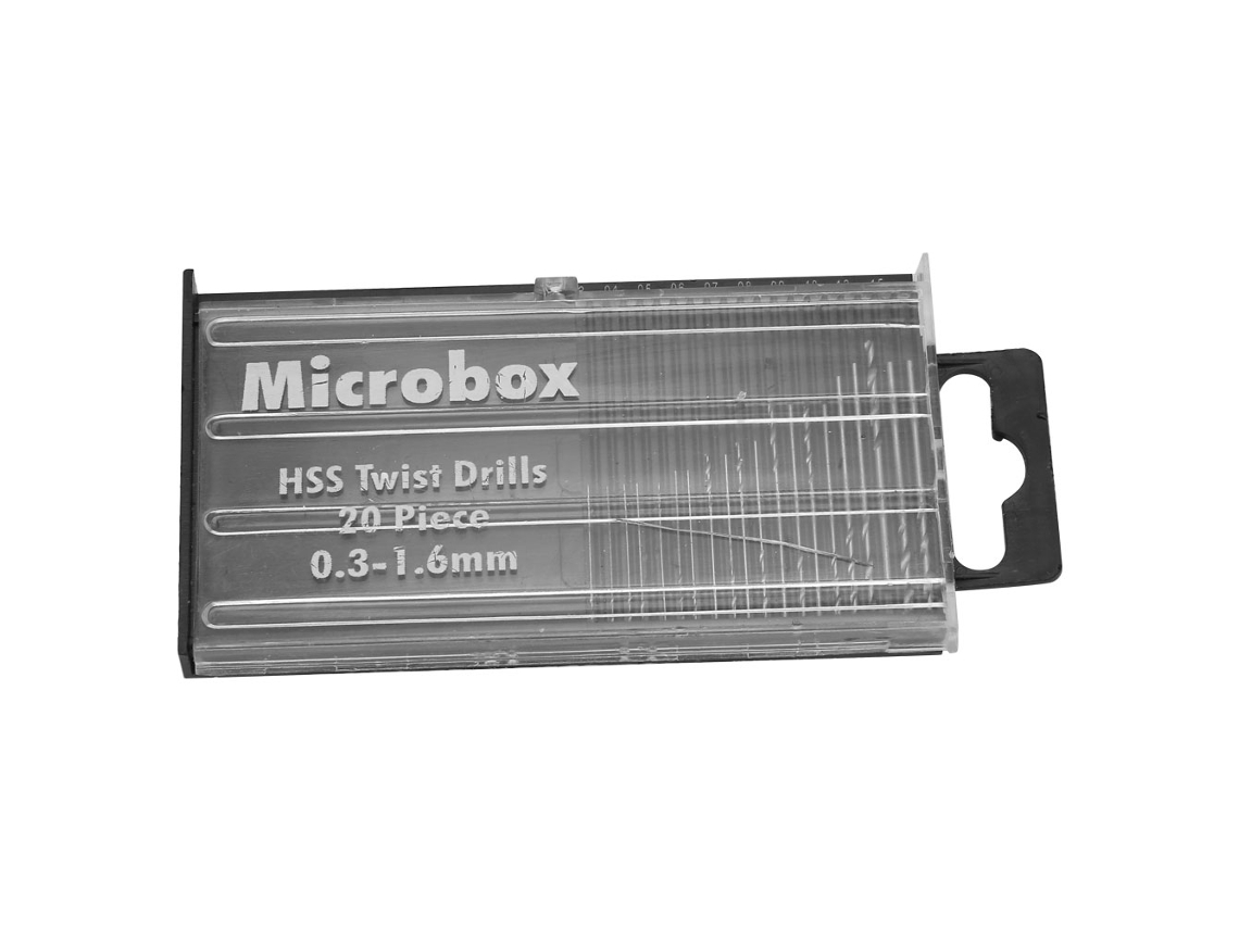 2026velora-conjunto De 20 Brocas Helicoidales Mini Micro Hss De 0.3mm A 1.6mm Con Caja Para Madera Y Plástico