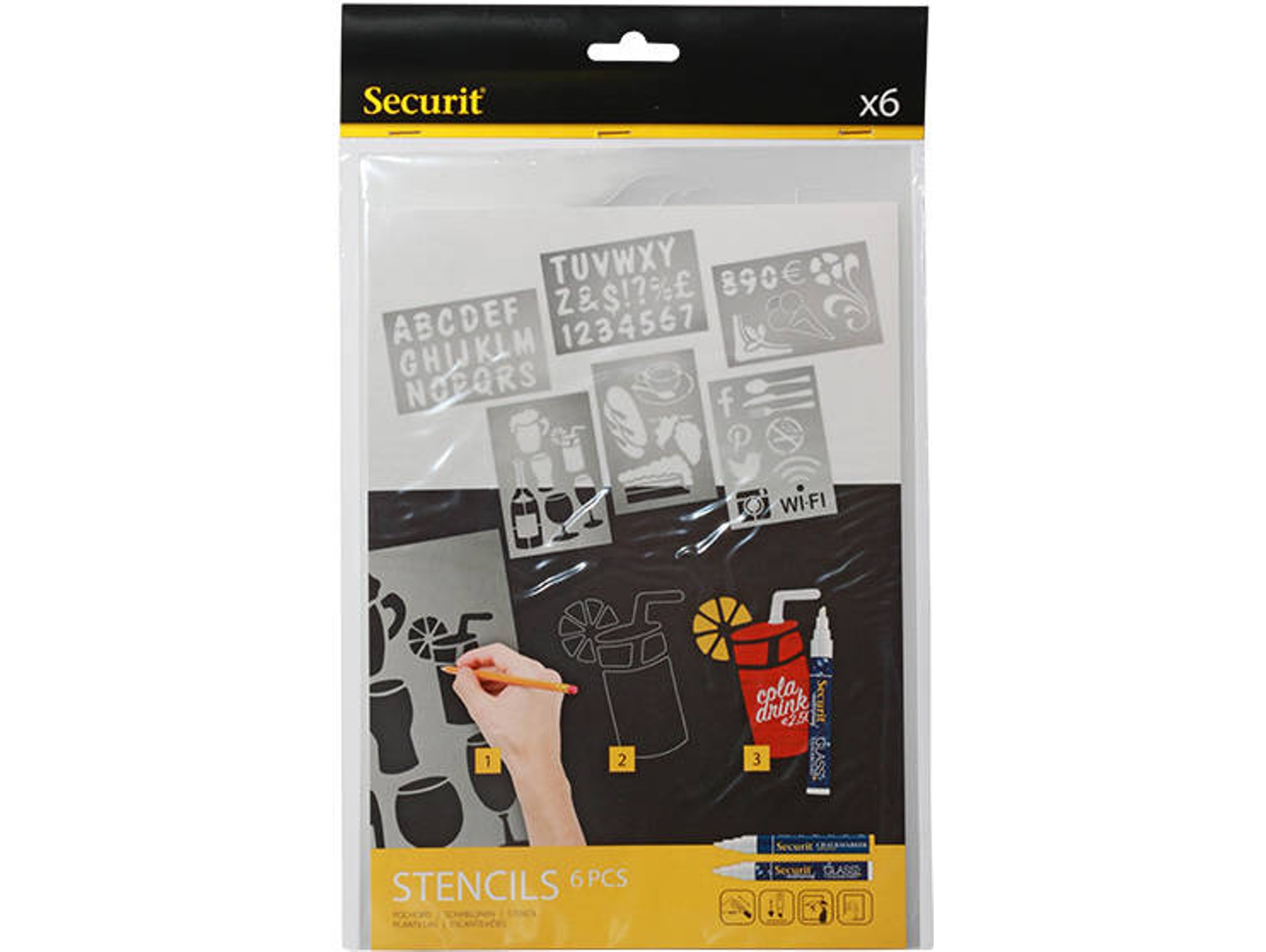 SECURIT STENCILS