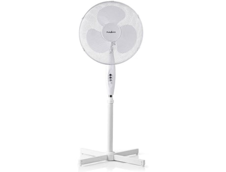 Ventilador de Pie NEDIS FNST10CWT40 (45 W - Diámetro 40 cm)