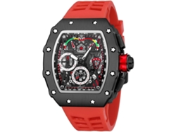 Reloj De Pulso Deportivo Exclusivo Masculino Lujoso Tonneau Square Cronógrafo Yuysan