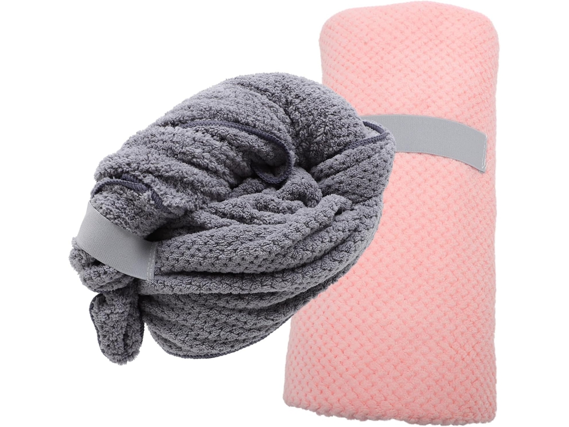 2 Piezas Gorro De Ducha Para Cabello Seco Enfriamiento Toallas Champú Toalla Para El Cabello De