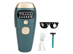 Dispositivo De Depilación Láser Painless Portátil Rayo Rojo Permanente Para Hogar Verde Oscuro 100‑240v Plug Gb
