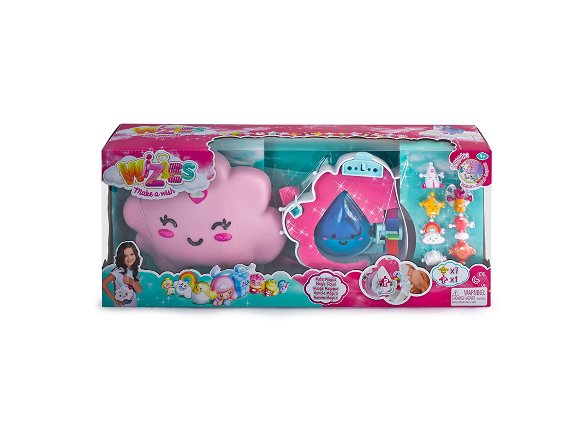 Conjunto de Muñecos WIZIES Nube con 8 Figuras