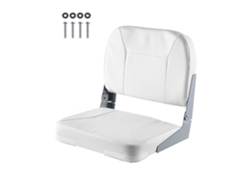 Silla de Barco con Respaldo Bajo, Revestimiento de PVC Impermeable y Cojín de Espuma Tekmaquinas