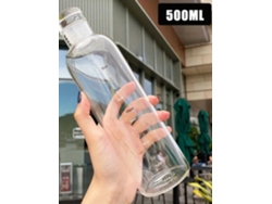 Botella deportiva portátil, a prueba de fugas y sin BPA. Mdug (blanca)