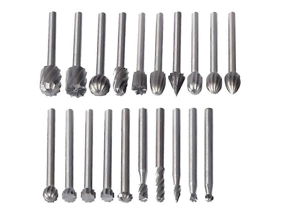 20 Brocas Rotativas Hss Para Herramientas Rotatorias Accesorios De Ranurado Y Mecanizado De Madera