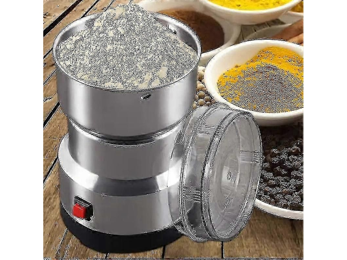 2026-molino Eléctrico Hogar Inoxidable Multifunción Para Café Granos Nueces Especias 220v/110v 200-250g