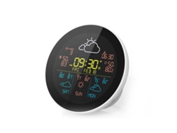 Tuya WiFi reloj meteorológico inteligente pronóstico del tiempo de 3 días estación meteorológica termómetro higrómetro inalámbrico (1 unidad de subsensores) 03