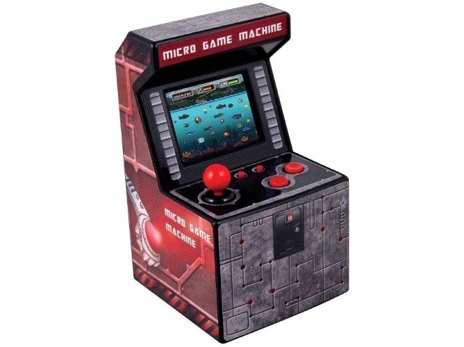 Ital Mini Recreativa roja arcade 250 juegos consola micro machine retro