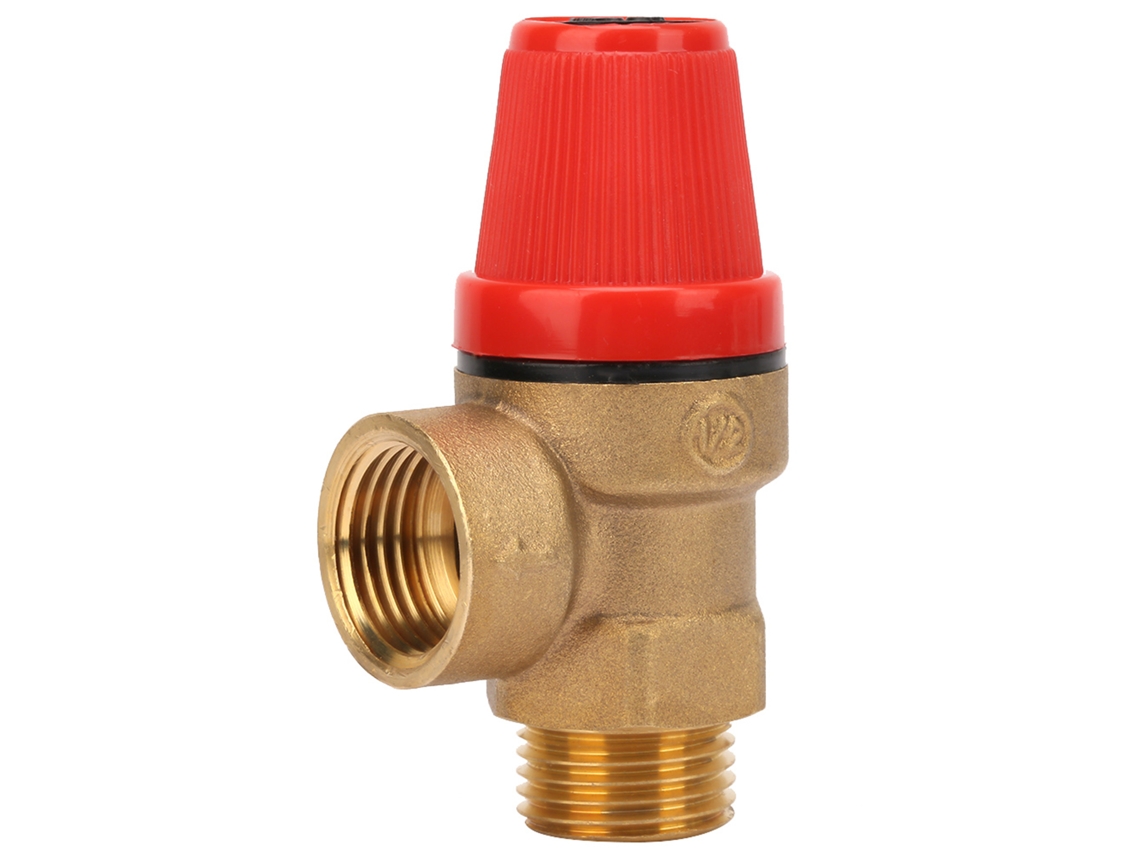 2026velora-Válvula de seguridad de latón premium DN15 G1/2'' Resorte 3 Bar para colgantes Horns
