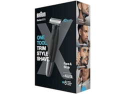 Recortadora De Barba Braun Xt5200 Cuchilla 4d Skinshield Impermeable Y Sin Cable