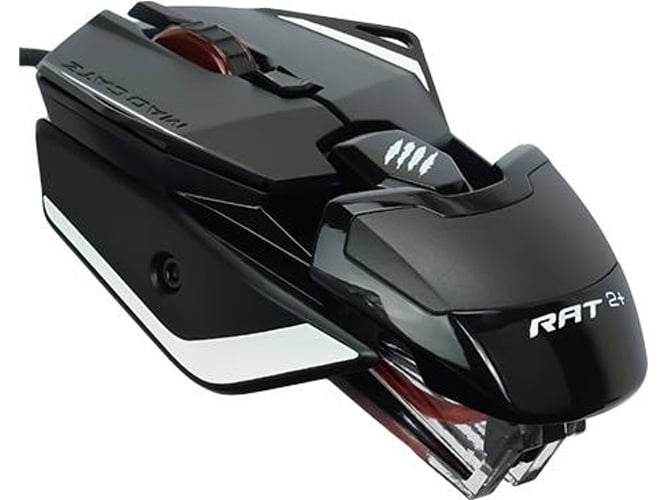 Ratón MAD CATZ R.A.T. 2+ (Óptico - 5000 dpi - Negro)