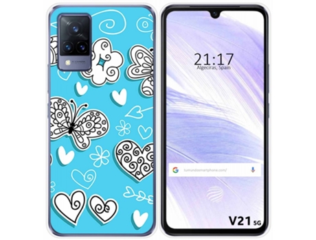 Carcasa Vivo V21 5G TUMUNDOSMARTPHONE Dibujos Multicolor