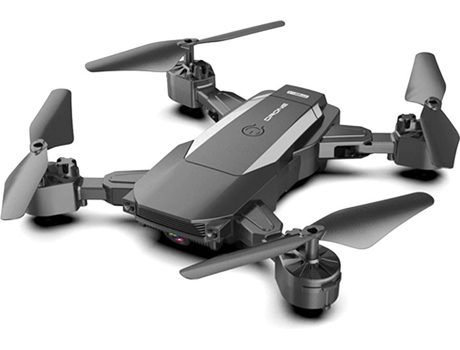Drone KLACK F84W (HD - Autonomía: 20 min - Negro)