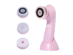 Dispositivo de belleza electrónico 3 en 1, recargable por USB, para limpieza facial (rosa)