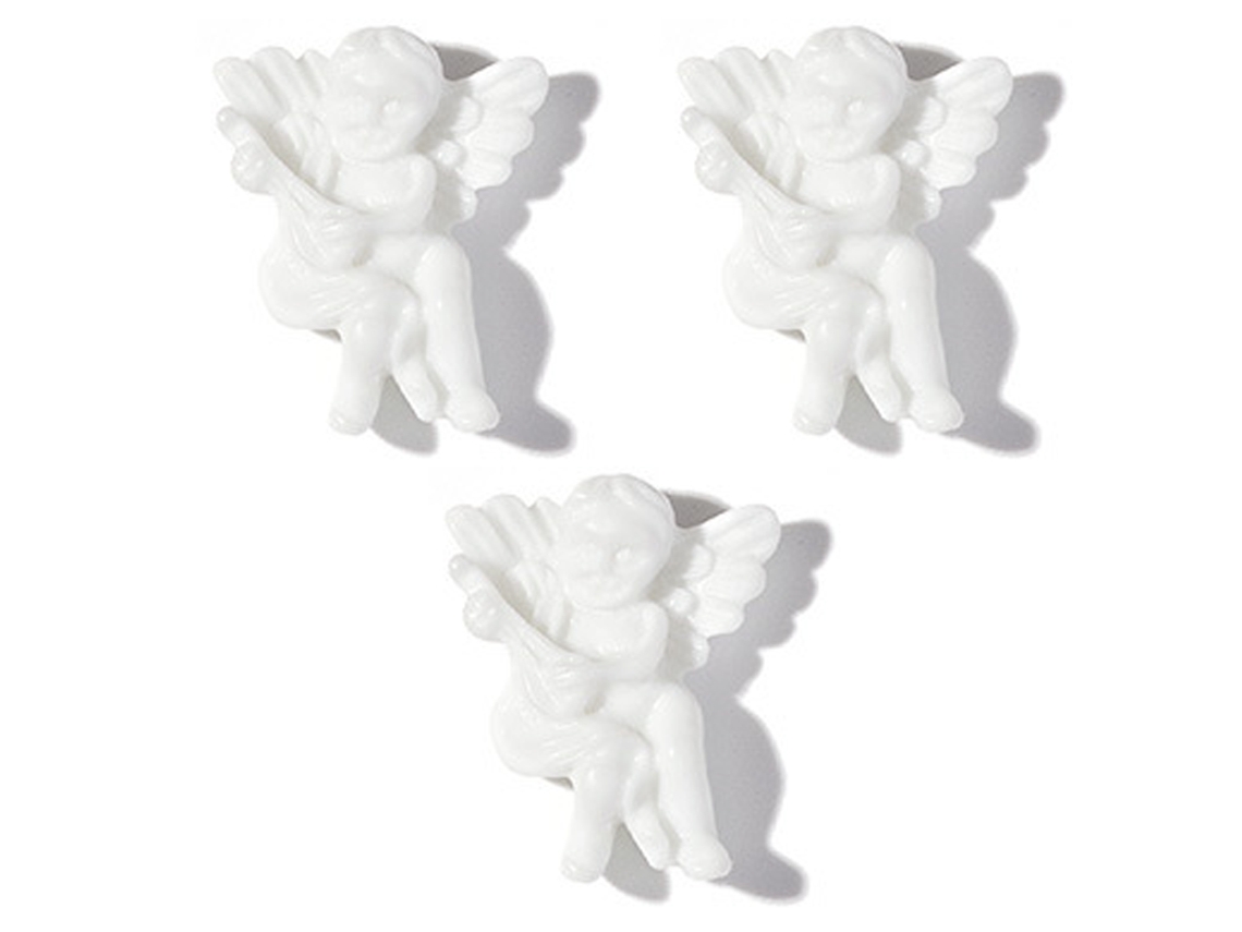 Pegatinas 3D doradas para uñas, estatua de ángel y Cupido, pintura en aerosol, cabujón para manualidades, decoración de uñas