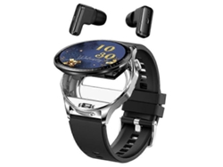 Reloj inteligente 2 en 1 con auriculares TWS, pantalla AMOLED de 1,43 pulgadas, Bluetooth y compatibilidad con llamadas. Ly Ebike