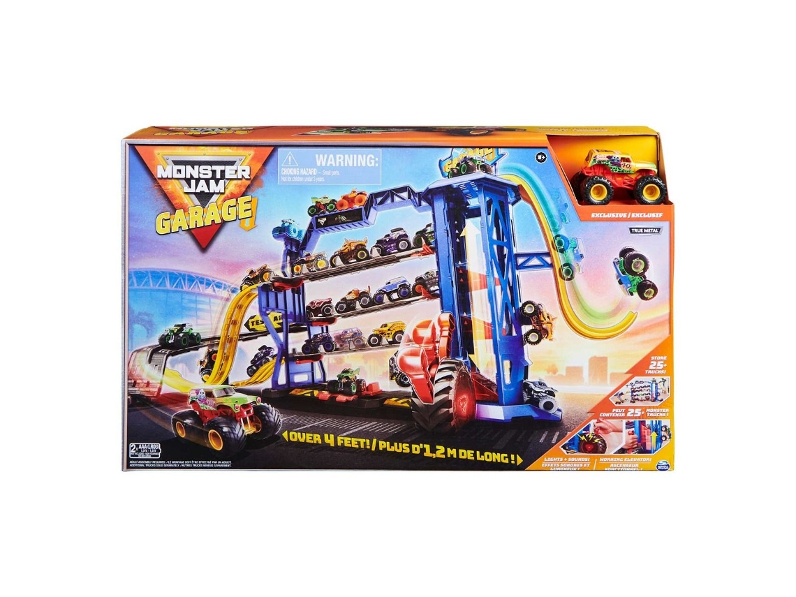 Garaje MONSTER JAM Mega Garagem (3 años - 61 x 13,5 x 38,1 cm)