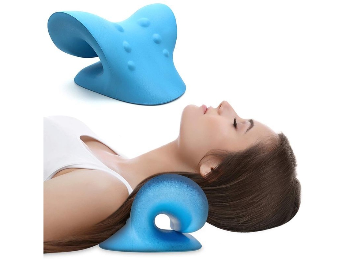 2026-2931-almohada Cervical Ergonómica Portátil Para Aliviar Dolor De Cuello Con Tracción