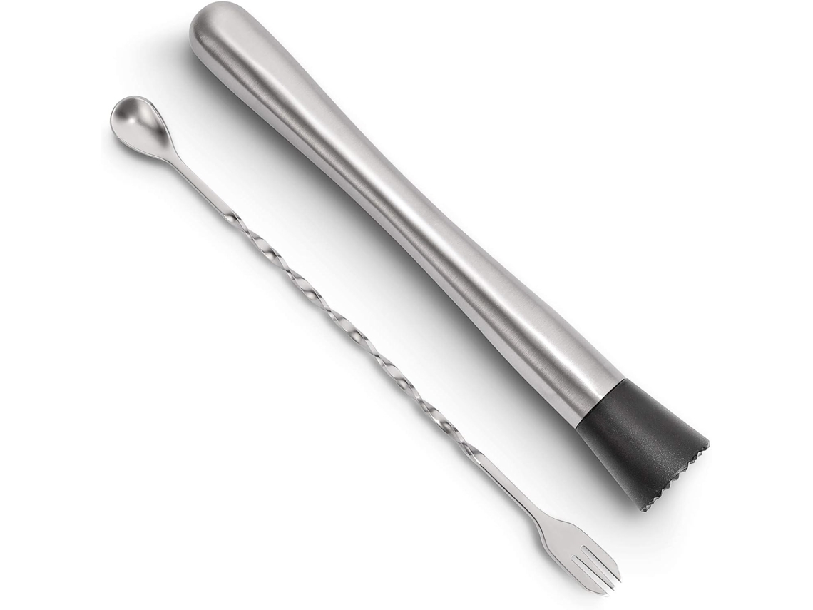 VVJIJILLY Conjunto De Barra Profissional Em Aço Inoxidável Para Coquetéis, Colher De Mistura E Espátula Para Casa Bar