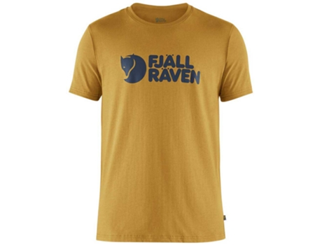 Camiseta de Hombre FJÄLLRÄVEN Logo Verde (M)