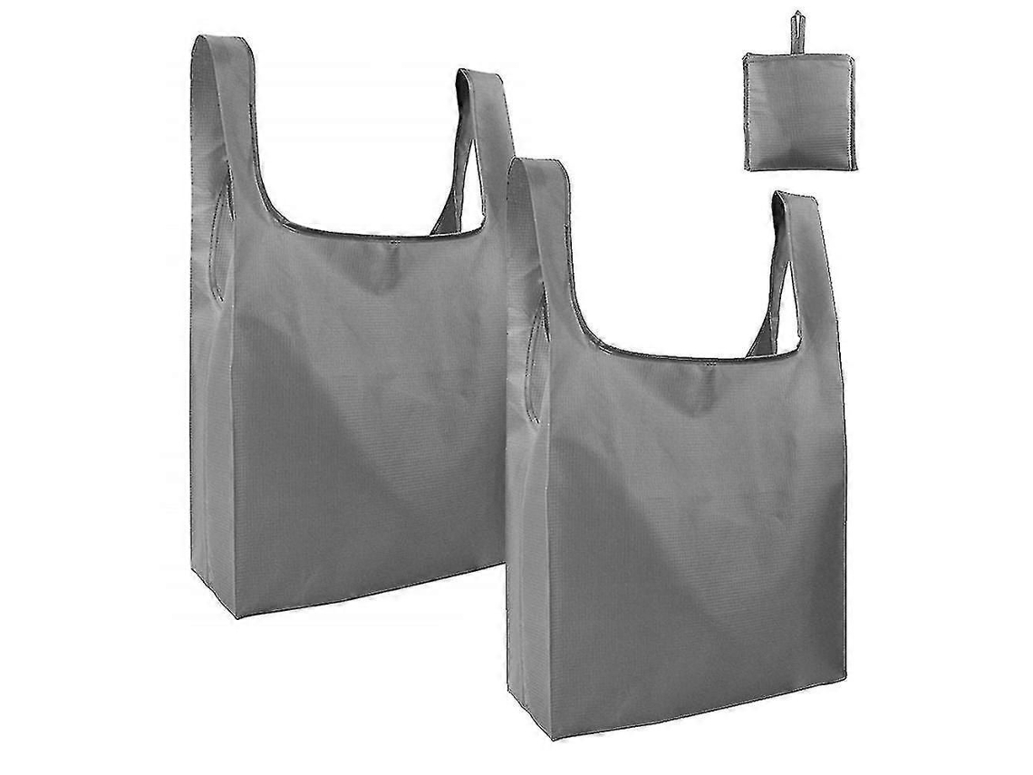Paquete de 2 bolsas de compra reutilizables y plegables, grandes e ideales para supermercados GOKOCO