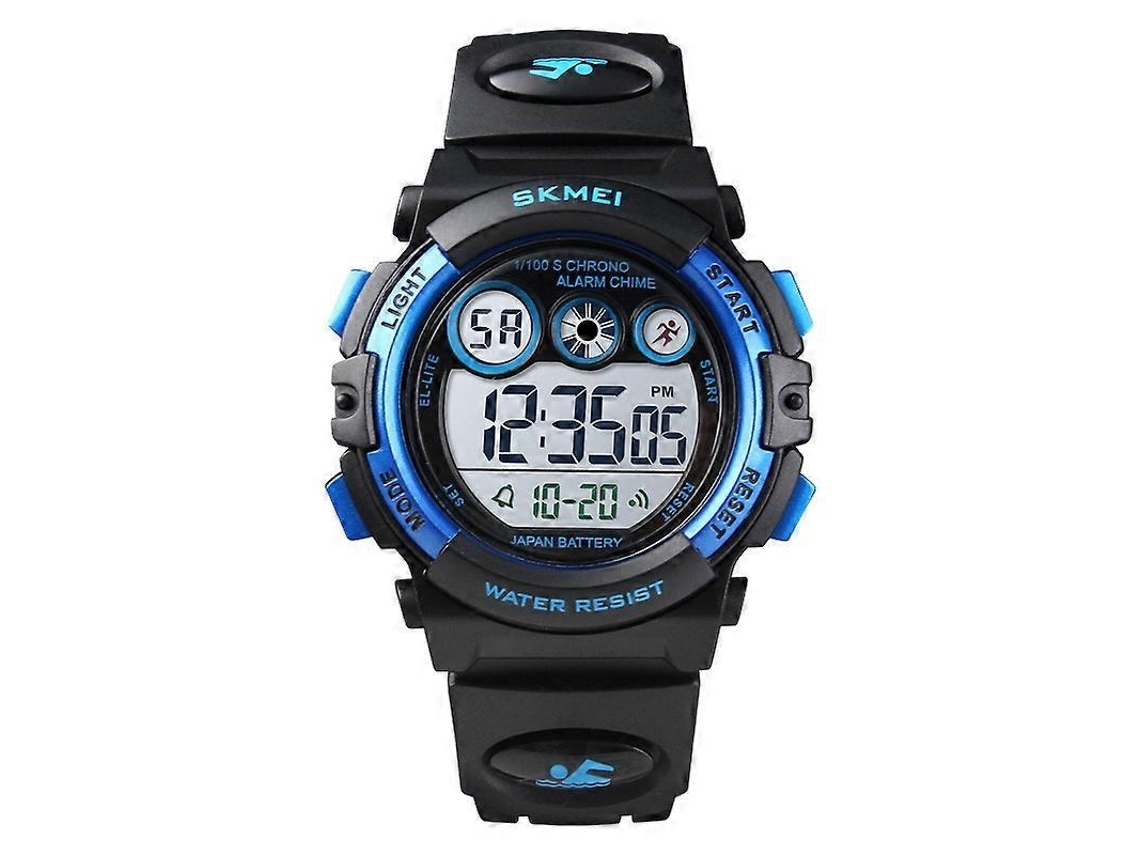 Reloj deportivo electrónico infantil Skmei 1451 con cronómetro digital, luz LED y cronógrafo.
