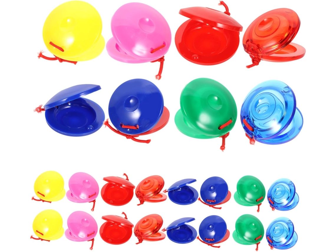 24 coloridas piezas de percusión musical educativas para niños - Suaves y seguras - Regalo.