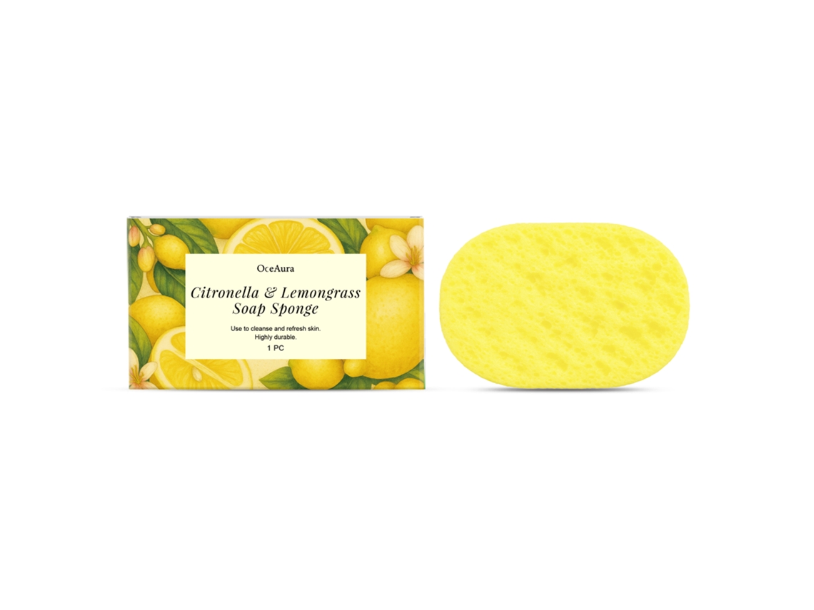 Esponja exfoliante para el baño