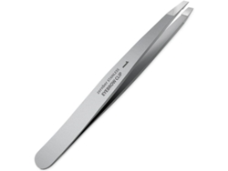 Pinzas Oblicuas Profesionales Para Depilación Manual, Acero Inoxidable Con Estuche De Almacenamiento, Color Plata, 1 Unidad.