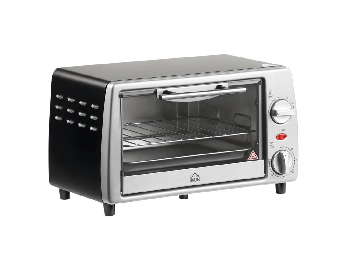 Forno Bancada 10l 750w 230°c Timer 36,5x26x22 Prata