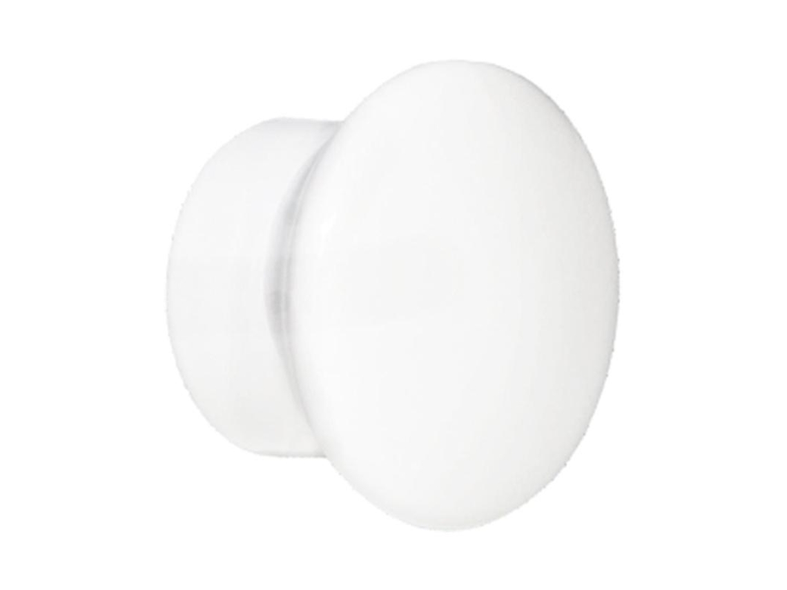 Terminal zirconio para barras ø 20 mm. tapon blanco (pack 2 unidades)