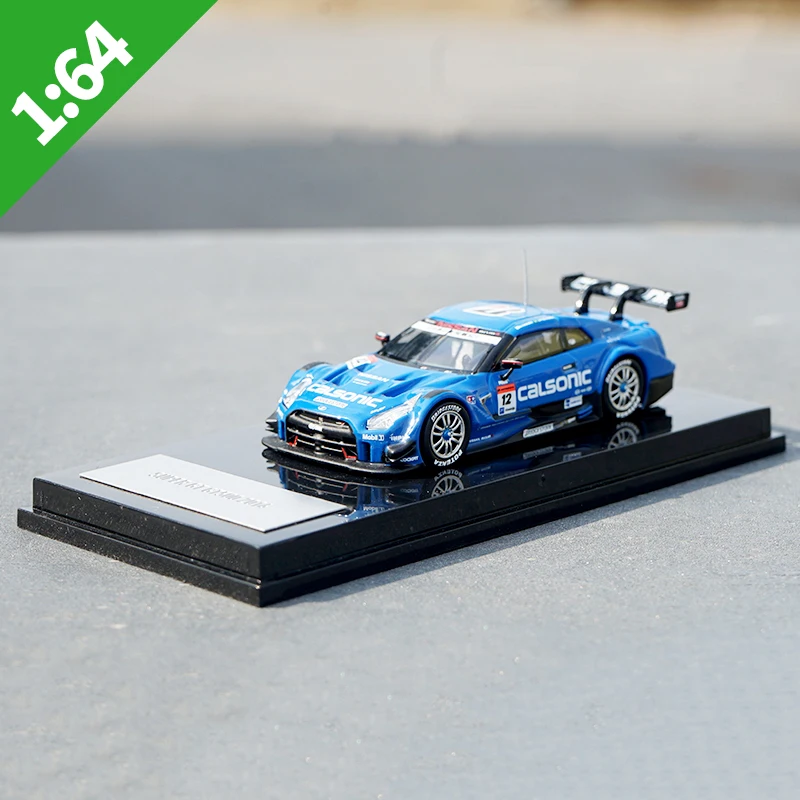(azul) Modelo de coche de aleación a escala 1:64 y modelo de coche de juguete