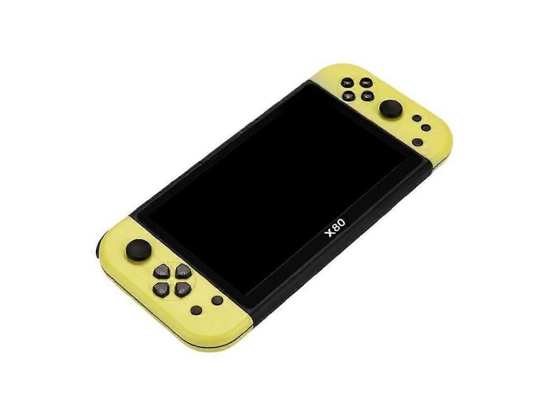 Consola de videojuegos portátil X80 de 7 pulgadas con pantalla HD y 20 000 juegos - Hengjian
