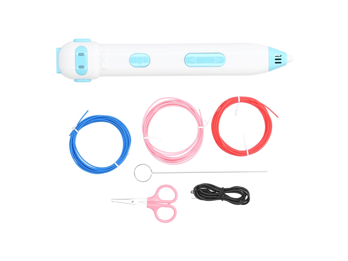 Lápiz Inteligente Para Impresión 3d, Seguro A Bajas Temperaturas, Usb, Azul, Juguete Para Niños