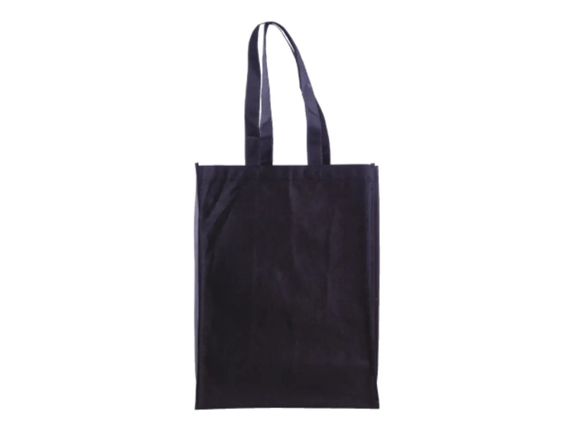 Pacote Com 100 Sacolas Ecológicas Pretas Personalizadas 34x38x15vayotoy