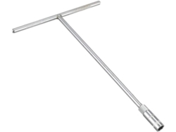 1 llave hexagonal en T Senrise de 13 mm de largo, color plata.