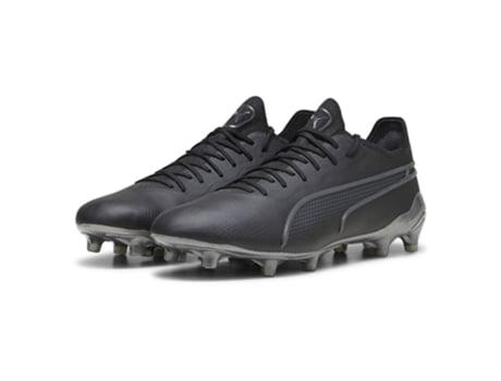 Botas de fútbol Unisex para Fútbol PUMA King Ultimate Fg Negro (40)