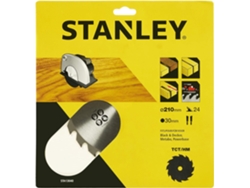 Hoja De Sierra Circular Stanley Sta13040 210 Mm 21 Cm 3 Con Dientes Carburo