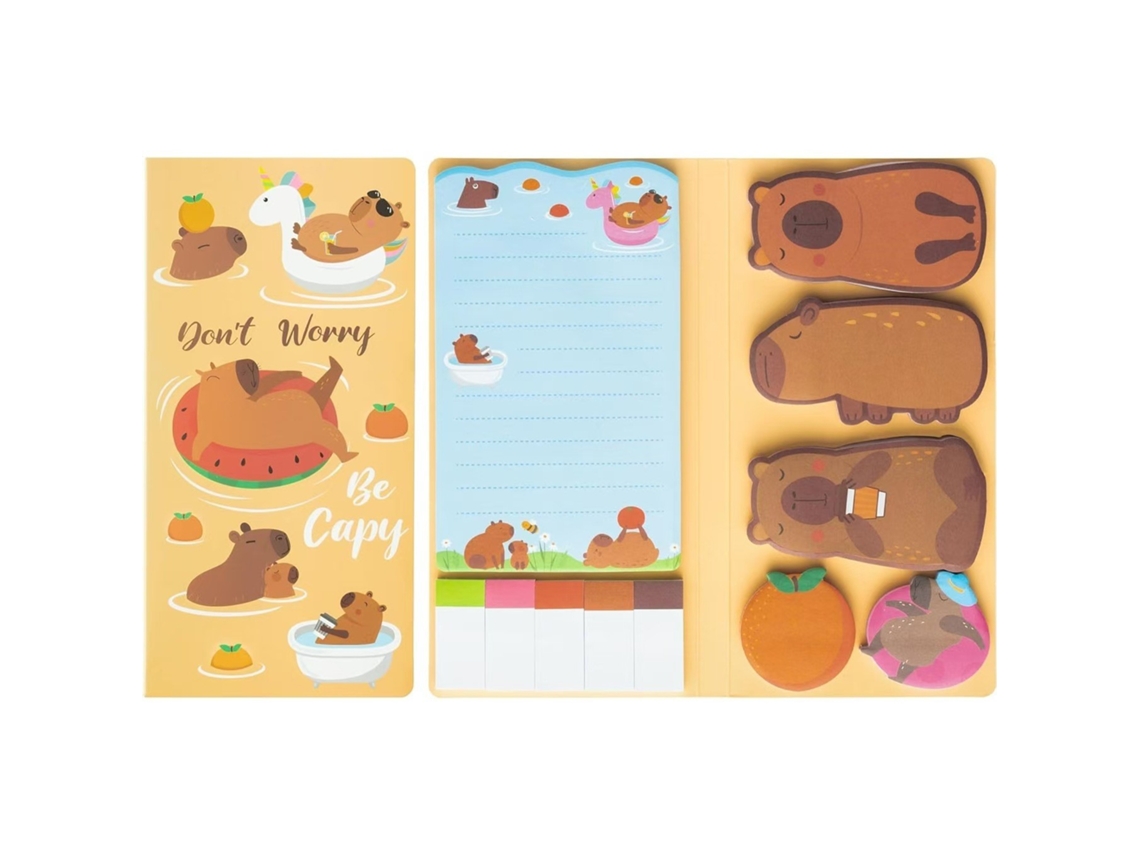 Juego de 550 notas adhesivas Chrui Notepad (Carpincho 1)